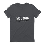 Autism Awareness Acceptance Shirt Support Mom Women Kid in Charcoal - back view