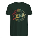 Bester Papa Der Welt Vatertagsgeschenk in Forest Green - back view