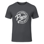 Geschenke für Papa und Opa zum Vatertag - Bester Papa der Welt, Vatertag, Vintage T-Shirt Schwarz S in Charcoal - front view