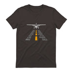 Avion RC Pilot Aéroport Piste Phonetic Alphabet Petit Avion in Dark Chocolate - back view
