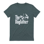 The Dogfather Dog Dad Dog Lover in Dark Heather - back view