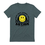 Autism Awareness Acceptance Special Education Teacher Kids T-Shirt in Dark Heather - back view