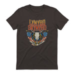 Lynyrd Skynyrd - Americana Steer Skull T-Shirt in Dark Chocolate - back view