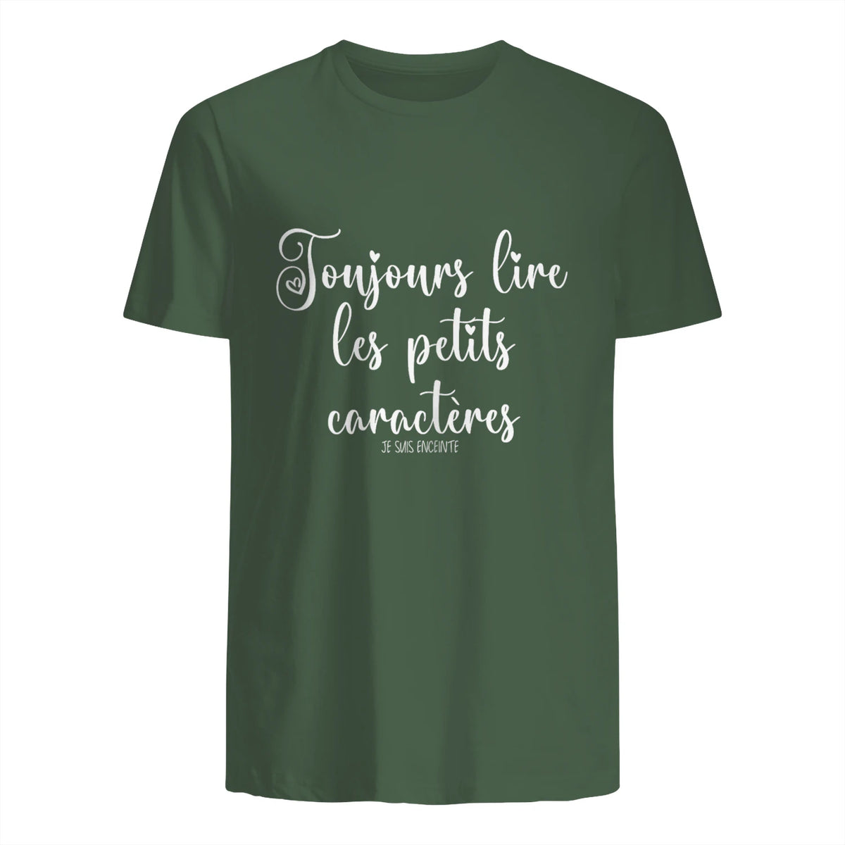 Drôle Annonce Grossesse Grand Parents Original Future Maman in Military Green - back view