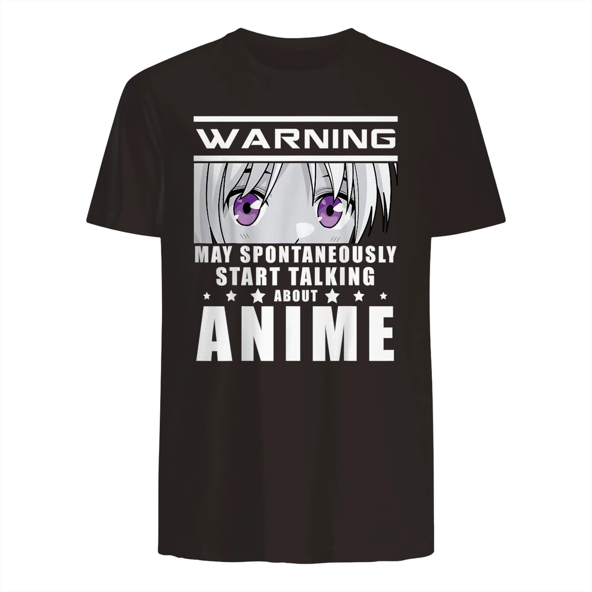 Warning May Spontaneously Start Talking About Anime in Dark Chocolate - back view