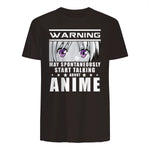 Warning May Spontaneously Start Talking About Anime in Dark Chocolate - back view