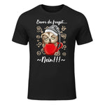 Bevor Du Fragst.. Nein! Lustiger Eule Spruch Night-Owl Eulen in Black - front view