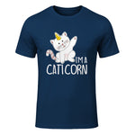 Chats Licorne I Chaton doux I Licorne I Chats in Navy - front view