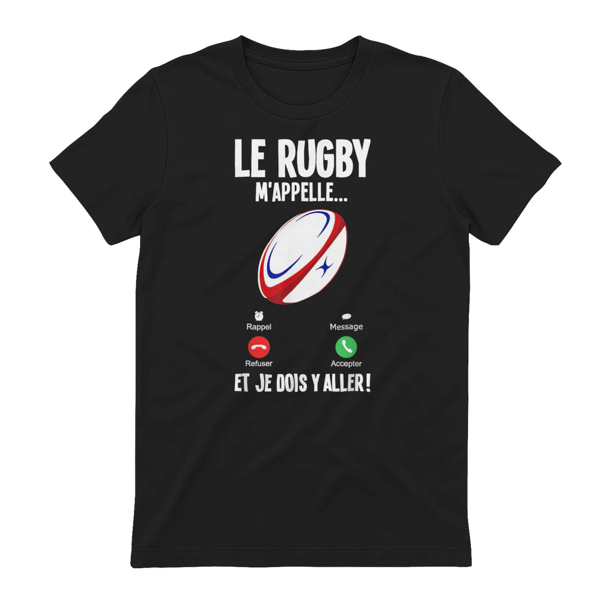 Joueur De Rugby in Black - back view