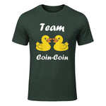 Citation Canard Enfant Humour Team Canards Coin-Coin in Forest Green - front view