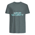 K-Pop Security Concert Staff T-Shirt in Dark Heather - back view