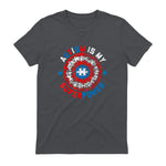 Autism is My Superpower Autism Awareness Autistic for Boys in Charcoal - back view