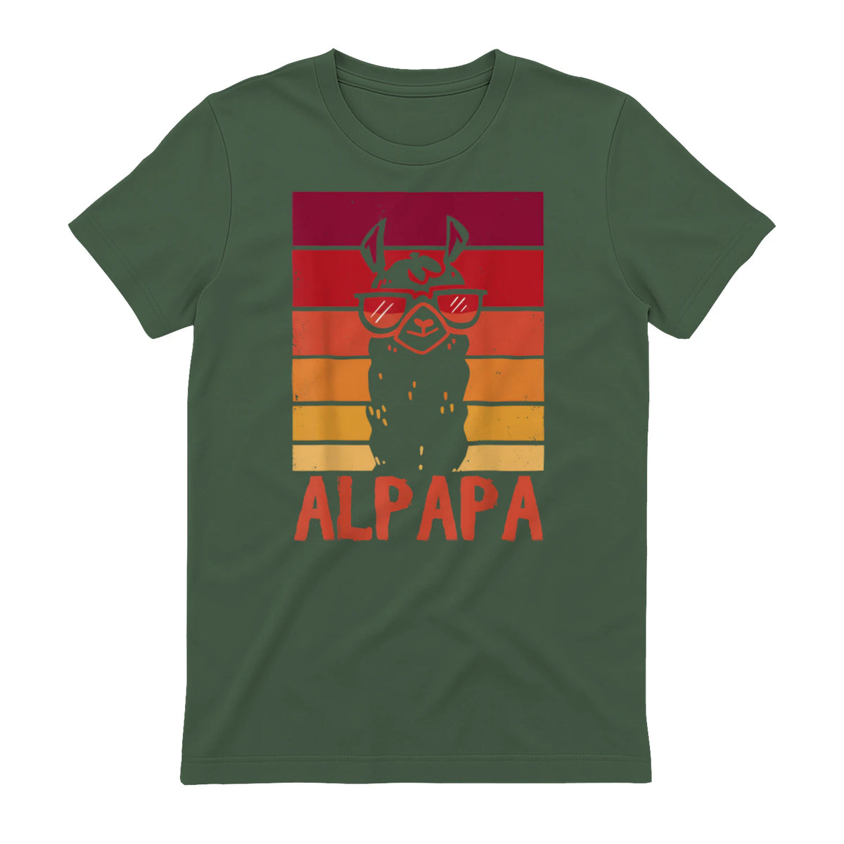 Auf ALPAPA in Military Green - back view