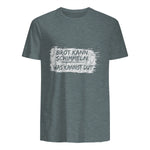 Brot Kann Schimmeln Was Kannst Du ; Lustiges in Dark Heather - back view