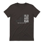 Funny Dad Husband Father's Day T-Shirt in Dark Chocolate - back view