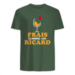 Frais comme Un Ricard - Ricard Pastis Apéro in Military Green - back view
