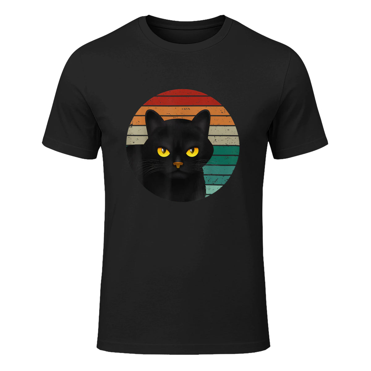 Chats Vintage Cat I Style rétro Chats noirs in Black - front view
