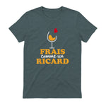 Frais comme Un Ricard - Ricard Pastis Apéro in Dark Heather - back view