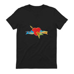 Tom Petty and The Heartbreakers Classic Logo T-Shirt in Black - back view