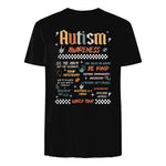 Autism Awareness World Tour Be Kind Acceptance is A Choice in Black - back view