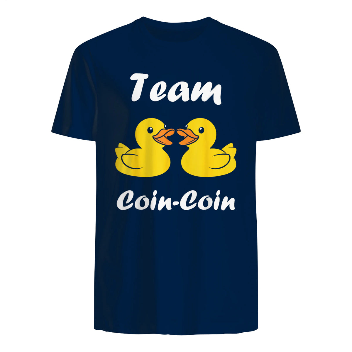 Citation Canard Enfant Humour Team Canards Coin-Coin in Navy - back view