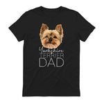 Dog Dad Yorkshire Terrier – Chien Papa in Black - back view