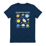 Kids Autism Awareness Neurodiverse Universe Neurodiversity in Navy - back view