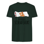 Süße Katzen & Haustier Geschenkideen Offizielles Schlafshirt Katze Schlafanzug Katzen in Forest Green - back view