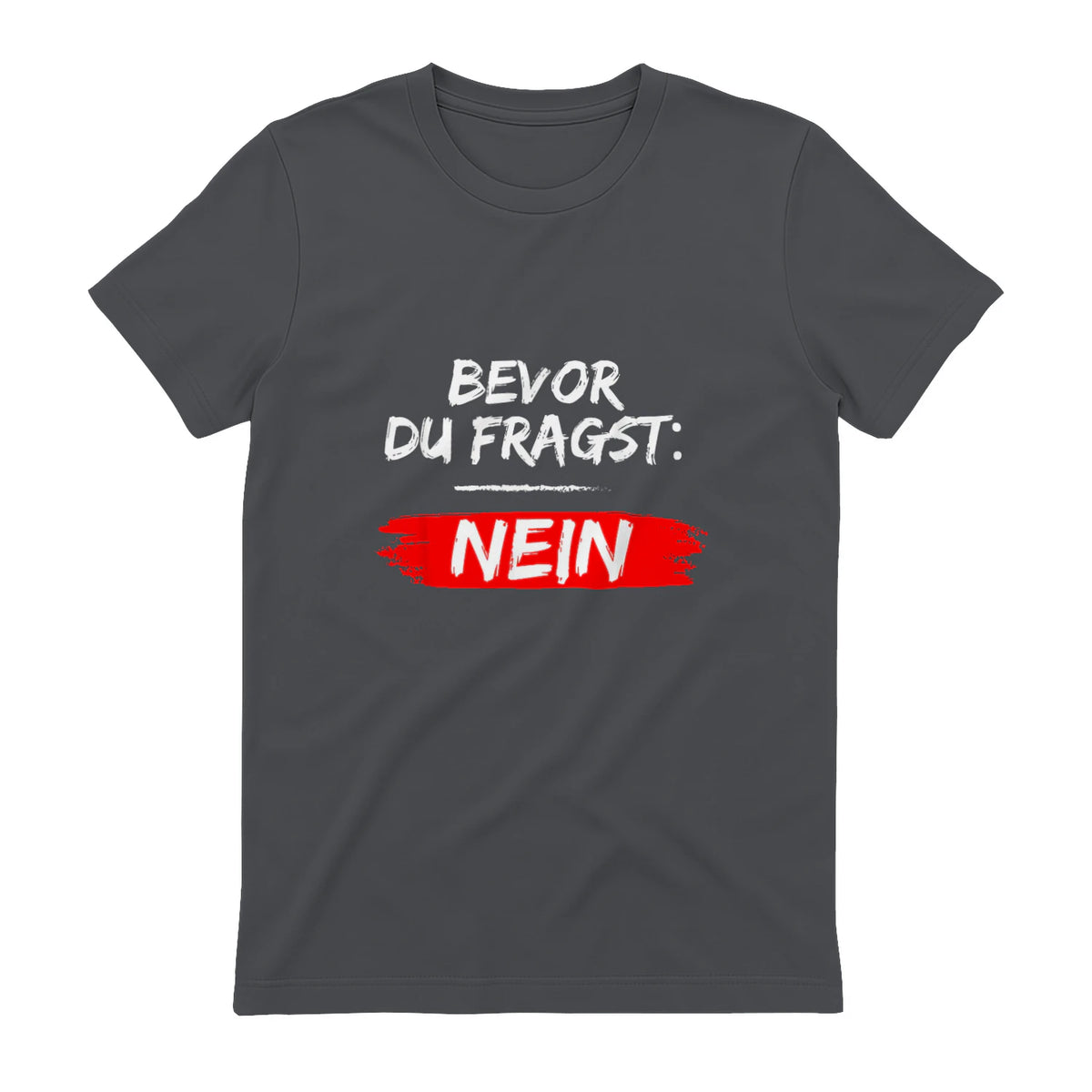 GIGATEMP Herren Männer Sprüche Lustig Witzig Schwarz Halbarm Klein EU XS Regulär Casual Funny Slogan Vat in Charcoal - back view