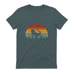 Dragon barbu - Graphique rétro - Lover vintage in Dark Heather - back view