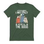 Design sur le thème des chiens pour les amoureux des chiots et les toiletteurs de chiens in Military Green - back view