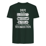 Wikinger Papa Vater Ragnar Thor Odin in Forest Green - back view