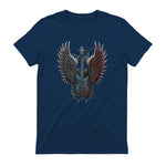 Fans de Hard Rock Vintage Music Rock and Roll Lover in Navy - back view