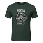 Manchmal brauchst Du eine Axt Son of Odin Valhalla in Forest Green - front view