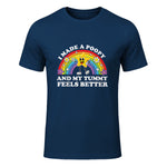 I Made A Poopy Funny Inappropriate Vacation Swap Adult T-Shirt in Navy - front view