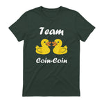 Citation Canard Enfant Humour Team Canards Coin-Coin in Forest Green - back view