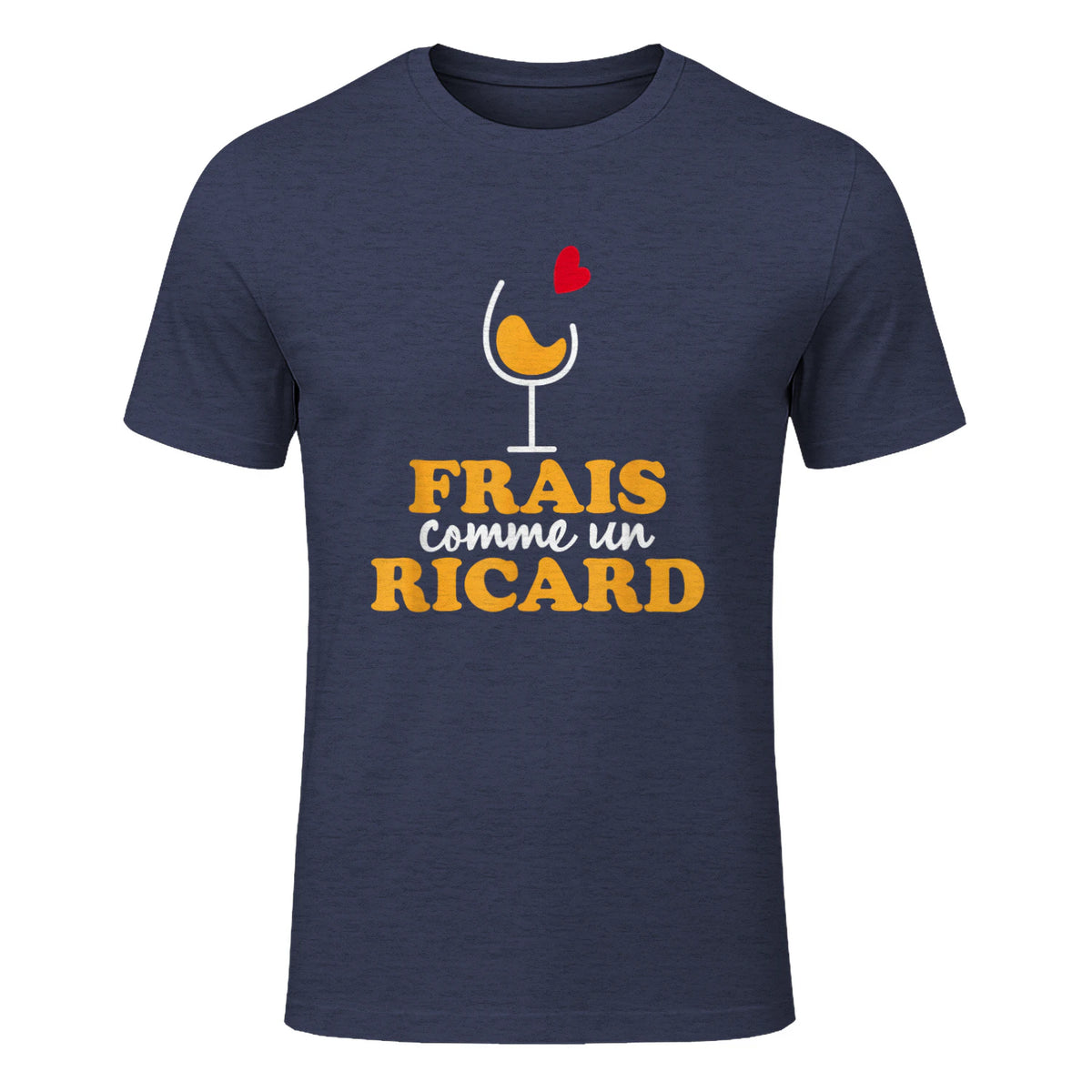 Frais comme Un Ricard - Ricard Pastis Apéro in Heather Navy - front view