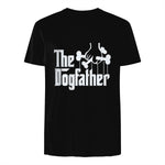 The Dogfather Dog Dad Dog Lover in Black - back view