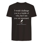 William Shakespeare Quote English Literature & Classic Plays in Dark Chocolate - back view