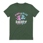 Gender Reveal Daddy dad in Military Green - back view