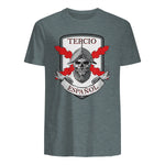 Tercero español. Soldado Calavera in Dark Heather - back view