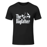 The Dogfather Dog Dad Dog Lover in Black - front view