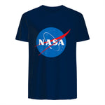 NASA Meatball Official Logo T-Shirt in Navy - back view