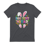 Egg Hunt Squad Bunny Happy Easter Day in Charcoal - back view