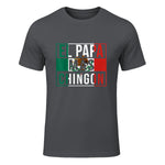 El Papa Mas Chingon - Funny best Mexican Dad Gift in Charcoal - front view