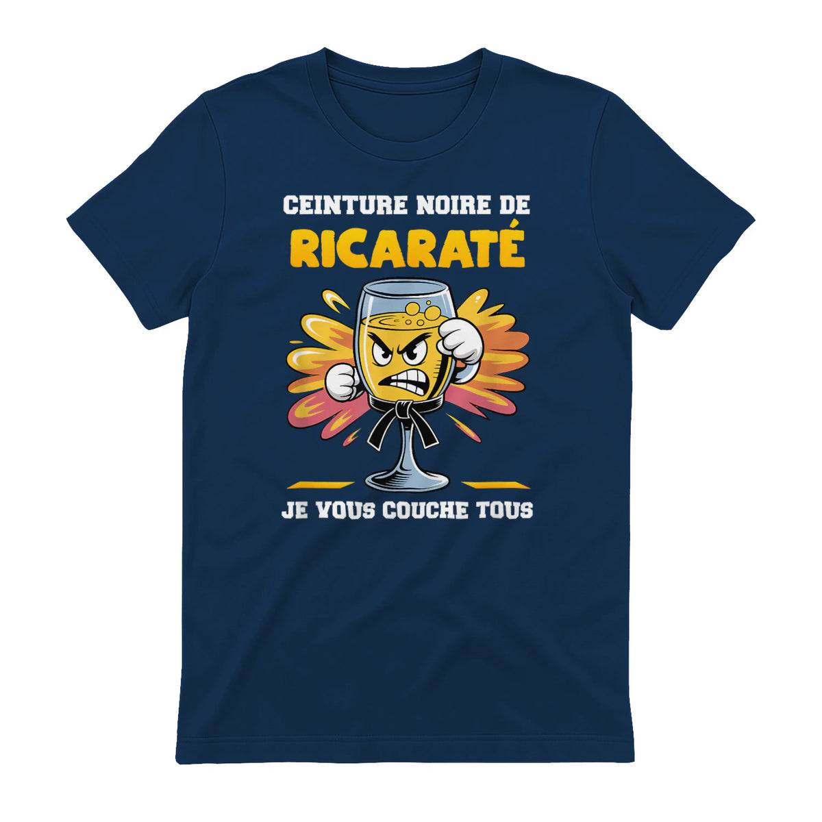 Ceinture Noire de Ricaraté Pastis Apéro in Navy - back view