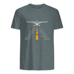 Avion RC Pilot Aéroport Piste Phonetic Alphabet Petit Avion in Dark Heather - back view