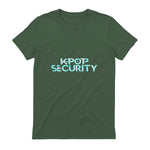 K-Pop Security Concert Staff T-Shirt in Military Green - back view