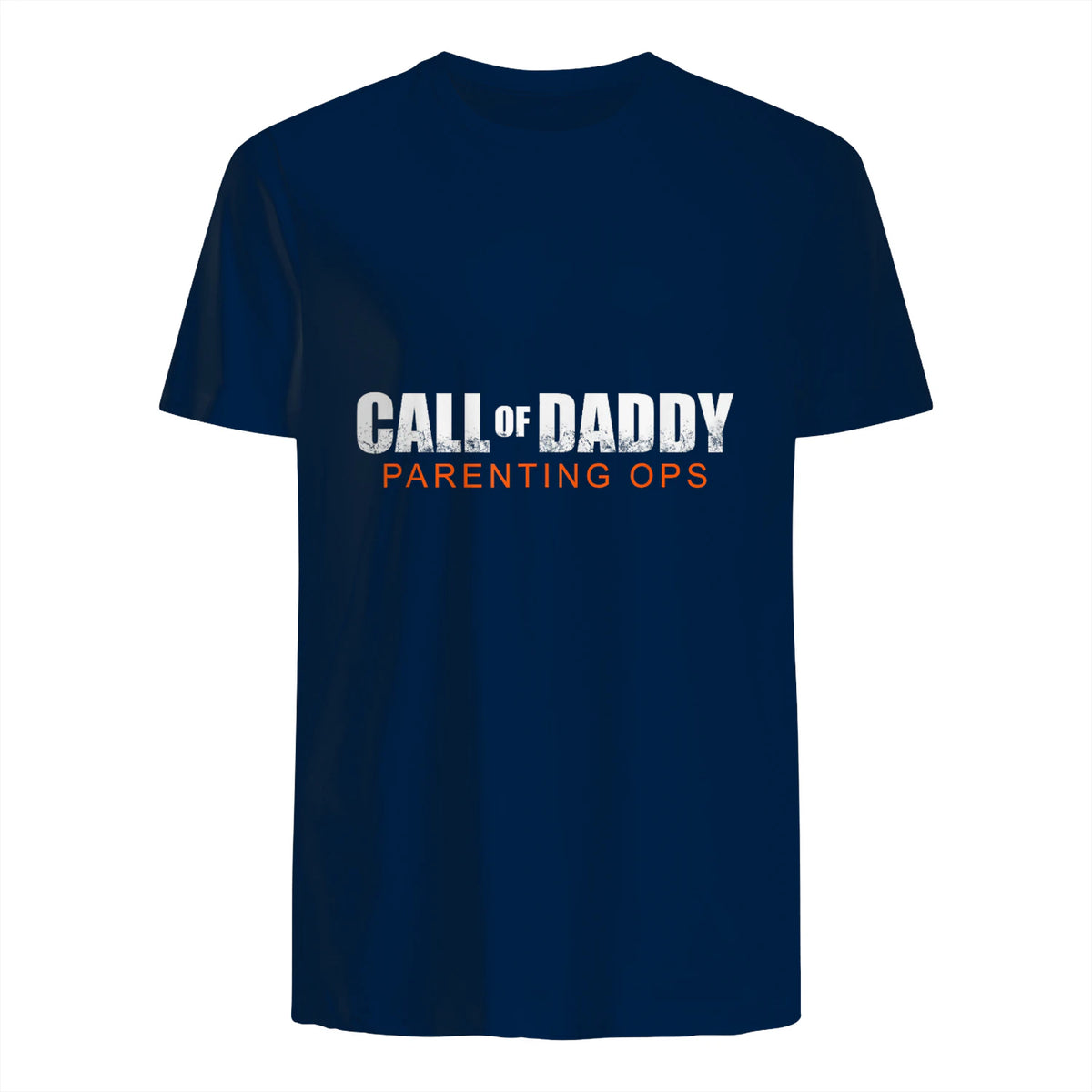 Gamer Dad Call of Daddy Call of Dad Parenting Ops in Navy - back view