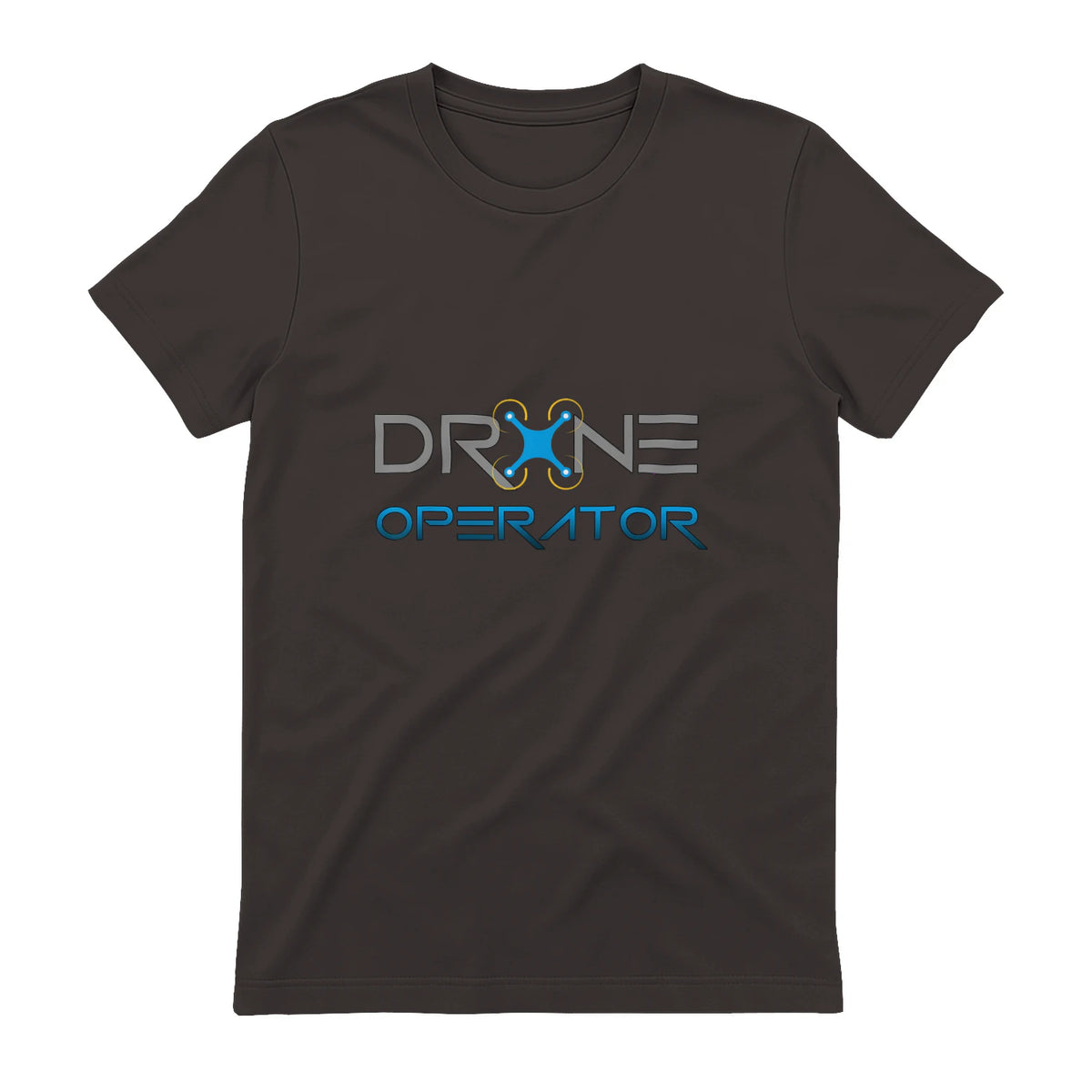 Drone Operator Aircraft Pro Expert Pilot For Men Women Idée in Dark Chocolate - back view